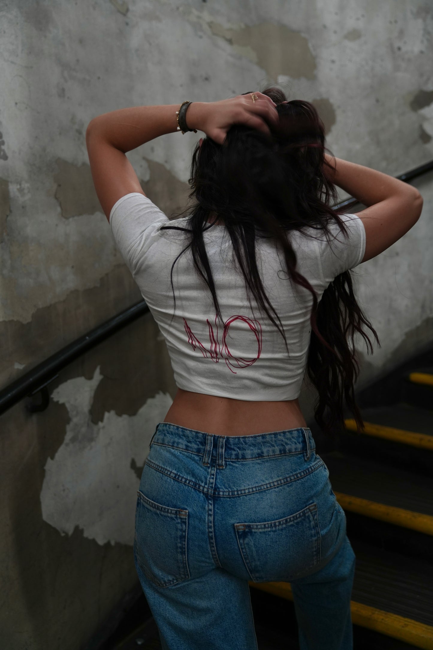 'DO I WANNA BE YOUR MAYBE BABY?' White Cropped Tee (Pre-Order)