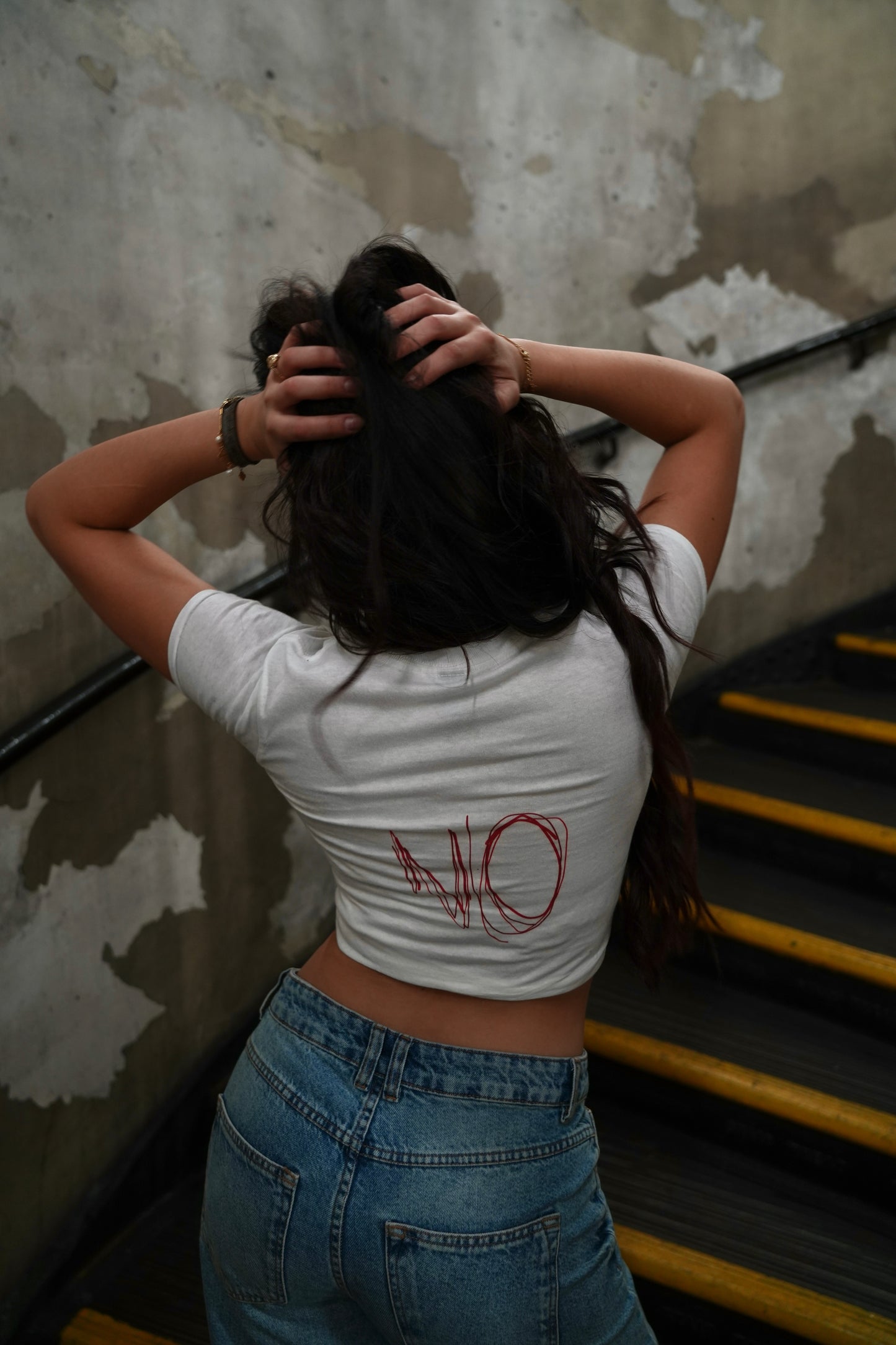 'DO I WANNA BE YOUR MAYBE BABY?' White Cropped Tee (Pre-Order)