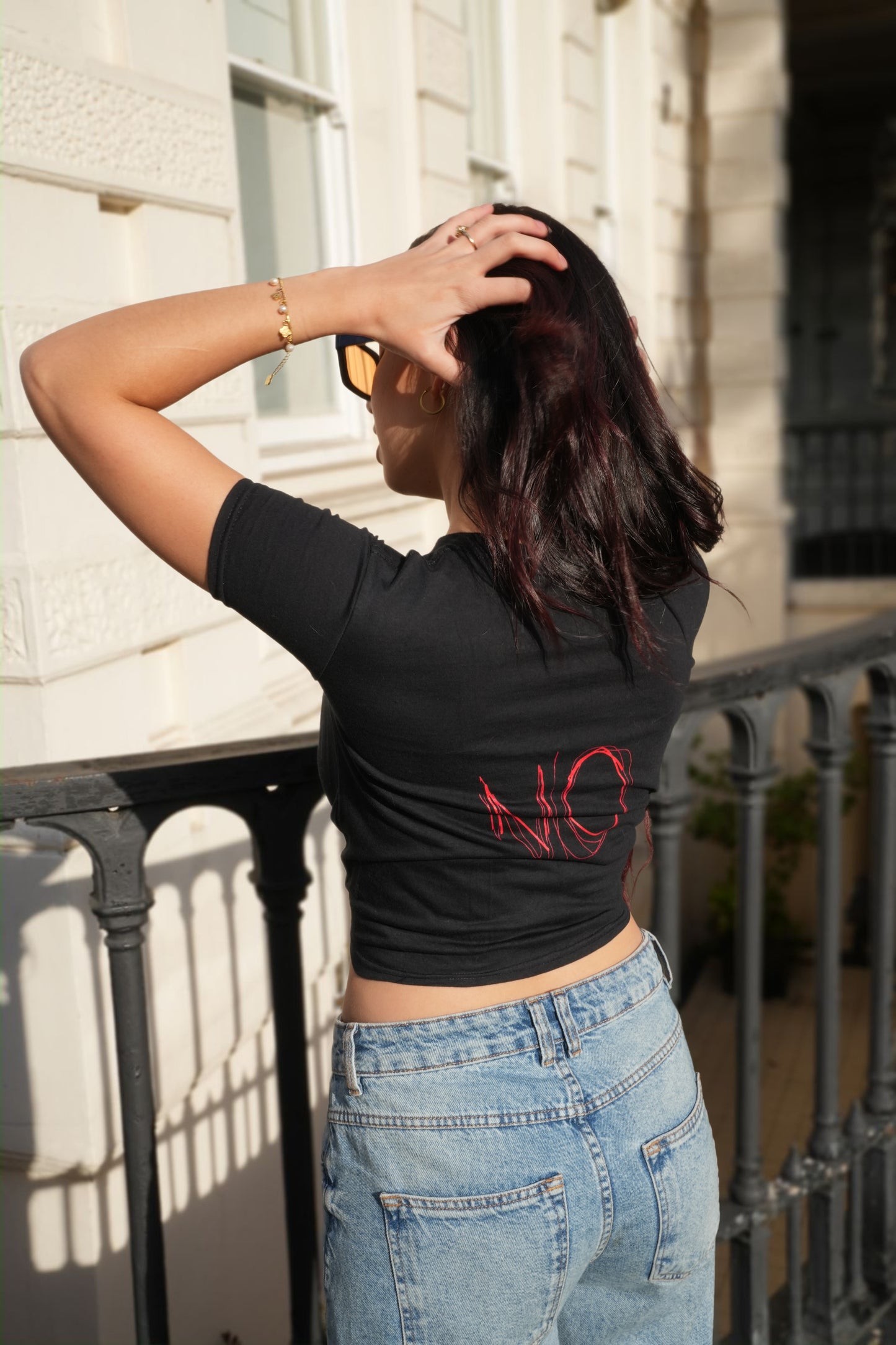 'DO I WANNA BE YOUR MAYBE BABY?' Black Cropped Tee (Pre-Order)