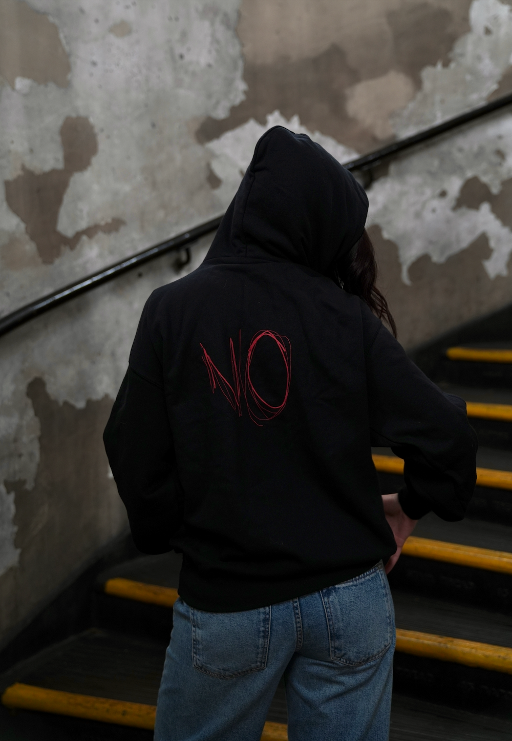 'DO I WANNA BE YOUR MAYBE BABY?' Black Oversized Hoodie (Pre-Order)